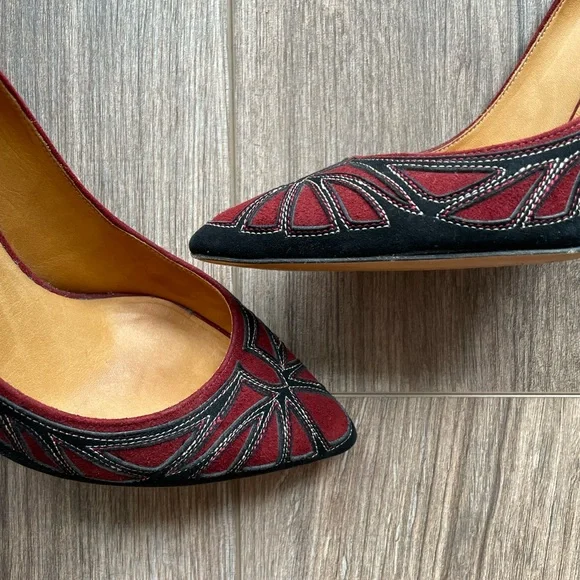 Isabel Marant Bradford Suede Embroidered Pumps | 39 - Picture 4 of 13